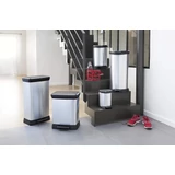 Kép 5/6 - Curver Deco-bin pedálos szemetes, 50l, ezüst