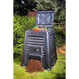 Kép 2/4 - Keter Mega Composter komposztáló aljzat nélkül, műanyag, fekete, 650L