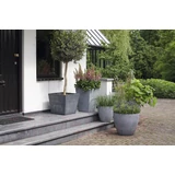 Kép 3/3 - Keter Beton kerek virágtartó, műanyag, XL, 53cm, szürke