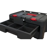 Kép 2/4 - Keter Stack'N'Roll 2 rendszerező, reteszelhető, 2 fiókos, 37.1L
