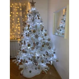 Kép 3/4 - Wonder White műfenyő, fehér, 350 ág, 150cm