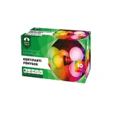 Kép 2/2 - Kertiparti fénysor, többszínű, toldható, 10LED, 5m