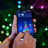 Kép 6/9 - Okos fényfüzér, fekete kábel, RGB, 160LED, 16m