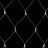 Kép 2/4 - Toldható fényháló, hideg fehér, átlátszó kábel, 96LED, 2x1m