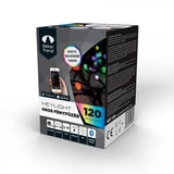 Kép 5/5 - Okos fényfüzér, fekete kábel, RGB, 120LED, 12m