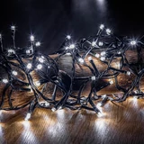 Kép 2/3 - Dekortrend toldható LED fényfüzér, hideg fehér, 4m, 50db
