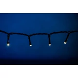Kép 3/4 - Kültéri fényfüzér, meleg fehér, zöld kábel, 180LED, 9m