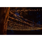 Kép 3/6 - Kontakt fényfüzér, meleg fehér, fekete kábel, 50LED, 5m