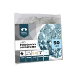 Kép 2/2 - Tündérfény dekorfüzér, hideg fehér, réz kábel, 100LED, 10m