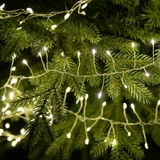 Kép 3/5 - Tündérfény girland, hideg fehér, ezüst kábel, 300LED, 3m