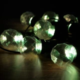 Kép 2/5 - Varázskert fénysor, többszínű, toldható, 10LED, 5m