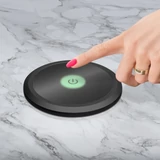 Kép 3/5 - Delight motoros rejtett 2-es elosztó, 2db USB, Bluetooth, fekete