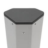 Kép 5/5 - Delight 4-es sarokelosztó, 2db USB, alumínium
