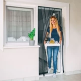 Kép 2/4 - Delight szúnyogháló függöny ajtóra, max. 100x220cm, fekete