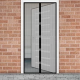 Kép 2/5 - Delight szúnyogháló függöny ajtóra, mágneses, napraforgós, 100x210cm