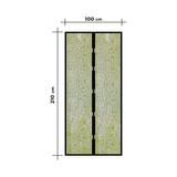 Kép 1/5 - Delight szúnyogháló függöny ajtóra, mágneses, virágos, 100x210cm