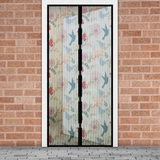 Kép 2/4 - Delight szúnyogháló függöny ajtóra, mágneses, madaras, 100x210cm