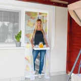 Kép 3/4 - Delight szúnyogháló függöny ajtóra, mágneses, sárga pillangós, 100x210cm