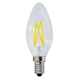 Kép 1/2 - LED filament design gyertya izzó 4W, 400lm, E14 foglalat, 4000K