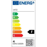 Kép 2/2 - LED filament design gyertya izzó 4W, 400lm, E14 foglalat, 4000K