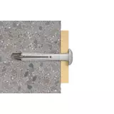 Kép 2/4 - Fischer N S beütődübel, A2 korrózióálló acél süllyesztett fejű csavarral, 8x100mm, 50db