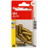 Kép 2/5 - Fischer MS sárgarézdübel 8x28mm K NV, 10db