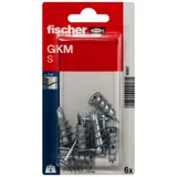 Kép 2/6 - Fischer GKM S K fém  gipszkarton dübel, csavarral 31mm, 6db