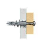 Kép 4/6 - Fischer GKM S K fém  gipszkarton dübel, csavarral 31mm, 6db