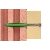 Kép 2/6 - Fischer SX Green dübel, peremmel 6x30mm, 90db