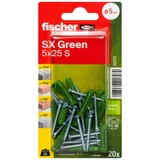 Kép 2/7 - Fischer SX Green S dübel 5x25mm, csavarral 20db