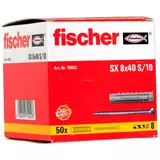 Kép 2/5 - Fischer SX dübel peremmel, csavarral 8x40mm S/20, 50db