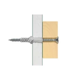 Kép 3/6 - Fischer UX univerzális dübel, peremmel és csavarral 10x60mm R S, 10db