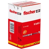 Kép 2/7 - Fischer N 6x60mm S beütődübel, süllyesztett fejű szegcsavarral 50db