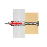 Kép 6/12 - Fischer DuoPower S dübel 5x25mm, csavarral 18db