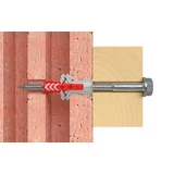 Kép 8/12 - Fischer DuoPower S dübel 10x50mm, csavarral 4db