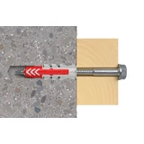 Kép 10/12 - Fischer DuoPower S dübel 10x50mm, csavarral 4db