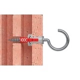 Kép 5/12 - Fischer DuoPower RH dübel 10x50mm, körkampóval 2db