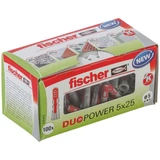 Kép 2/7 - Fischer DuoPower 5x25mm LD nylon dübel, 100db