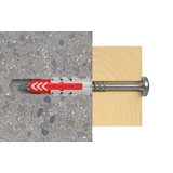 Kép 7/7 - Fischer DuoPower 5x25mm LD nylon dübel, 100db