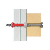 Kép 9/12 - Fischer DuoPower RB polcrögzítő 6x30mm, csavarral 12db