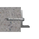 Kép 2/4 - Fischer SXRL FUS rögzítődübel, hatlapfejű cinkkel galvanizált acélcsavarral 10x60mm