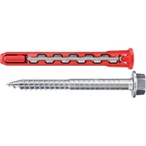 Kép 1/4 - Fischer HybridPower műanyag-fém dübel hatlapfejű csavarral, 10x90mm, 4db