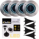 Kép 1/9 - Keltin K02028 Napelemes kerti lámpa szett, 16LED