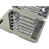 Kép 4/6 - Keltin K00106 racsnis csillag-villáskulcs készlet, 8-19 mm, 12db