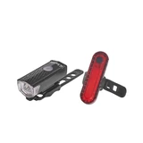 Kép 2/11 - Keltin K02311 Első és hátsó USB kerékpárlámpa készlet, IP54