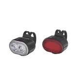 Kép 2/7 - Keltin K02312 vízálló kerékpár lámpakészlet USB IPX4 első-hátsó