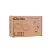 Kép 7/7 - Keltin K02312 vízálló kerékpár lámpakészlet USB IPX4 első-hátsó