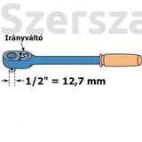 Kép 2/2 - Yato Racsnis Hajtókar 1/2" / 250mm / 72fog / Hajlított / YT-0318