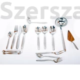 Kép 1/2 - Silver Royal SR-0005 Nemesacél evőeszköz készlet, 72 részes, bőröndben