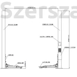 Kép 9/9 - Elektro-hidraulikus csápos emelő 3tonna / 220V / Torin QJY230C-E